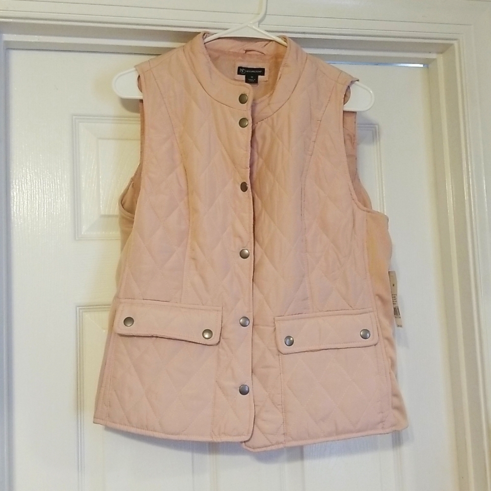 NWT New Directions Quilted Vest